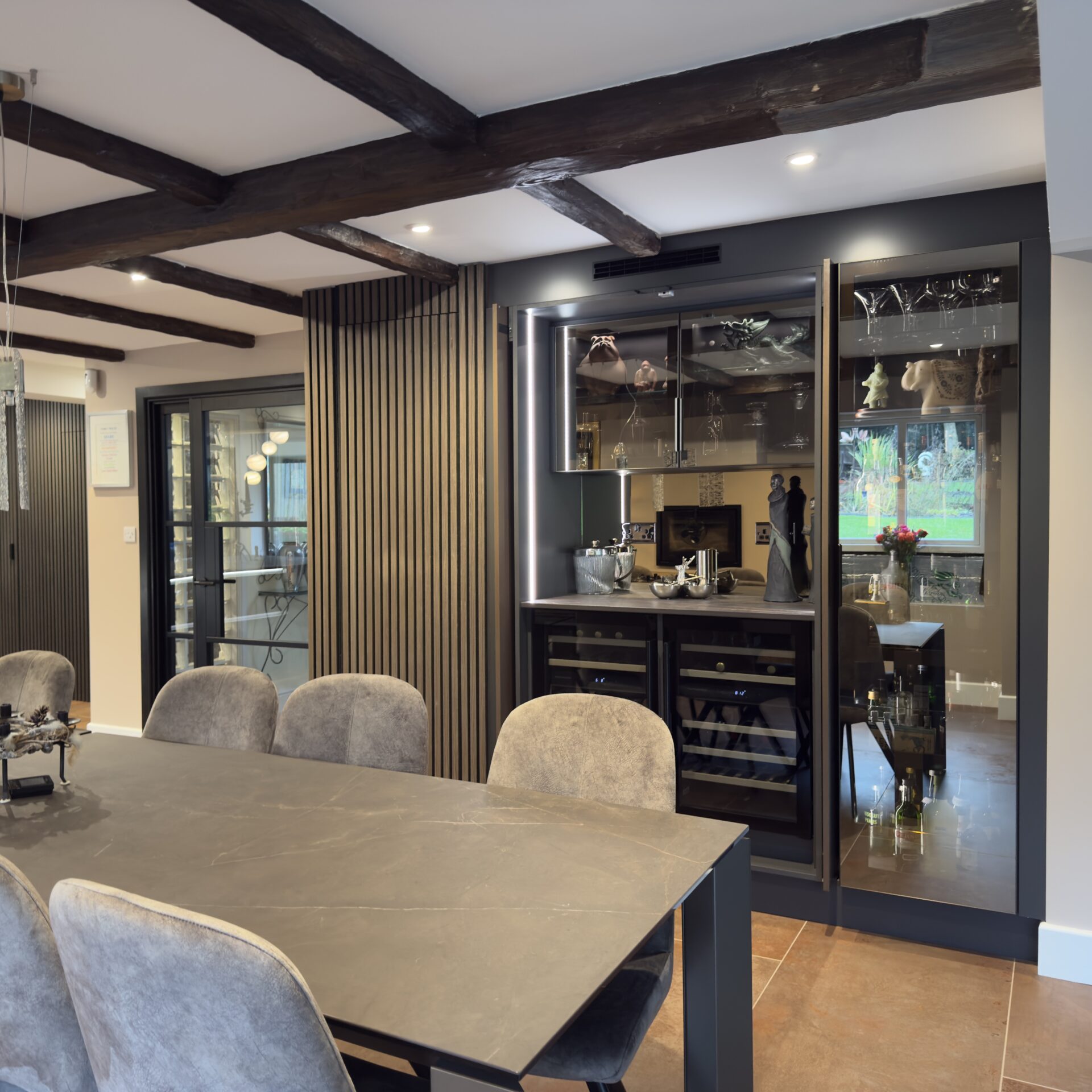 Hidden home bar