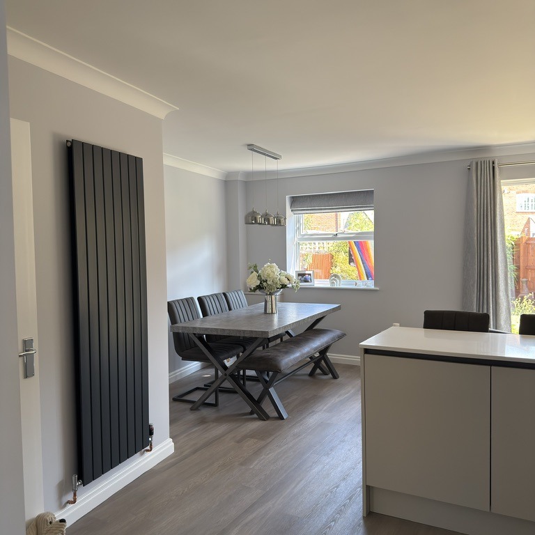 Kitchen radiator milton keynes Kitchen Radiator in Grey Kitchen