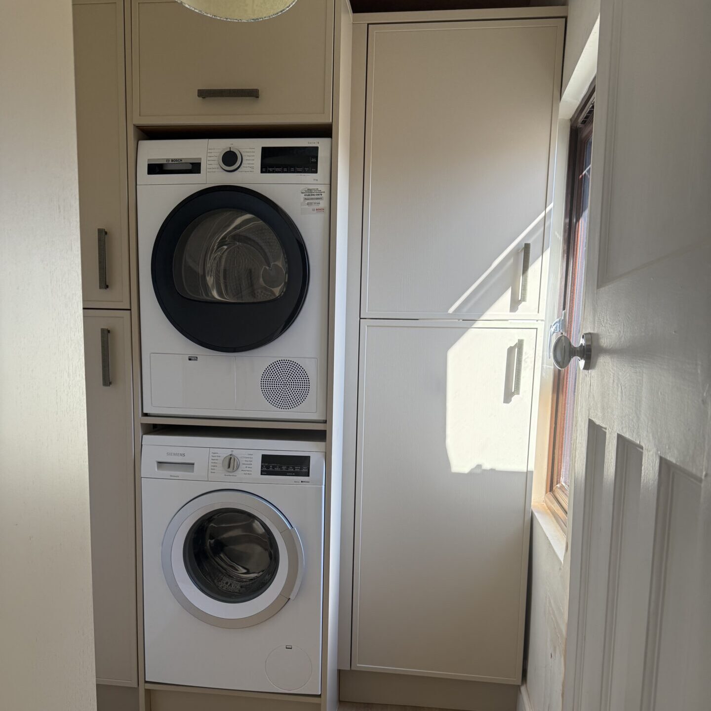 Upstairs laundry room