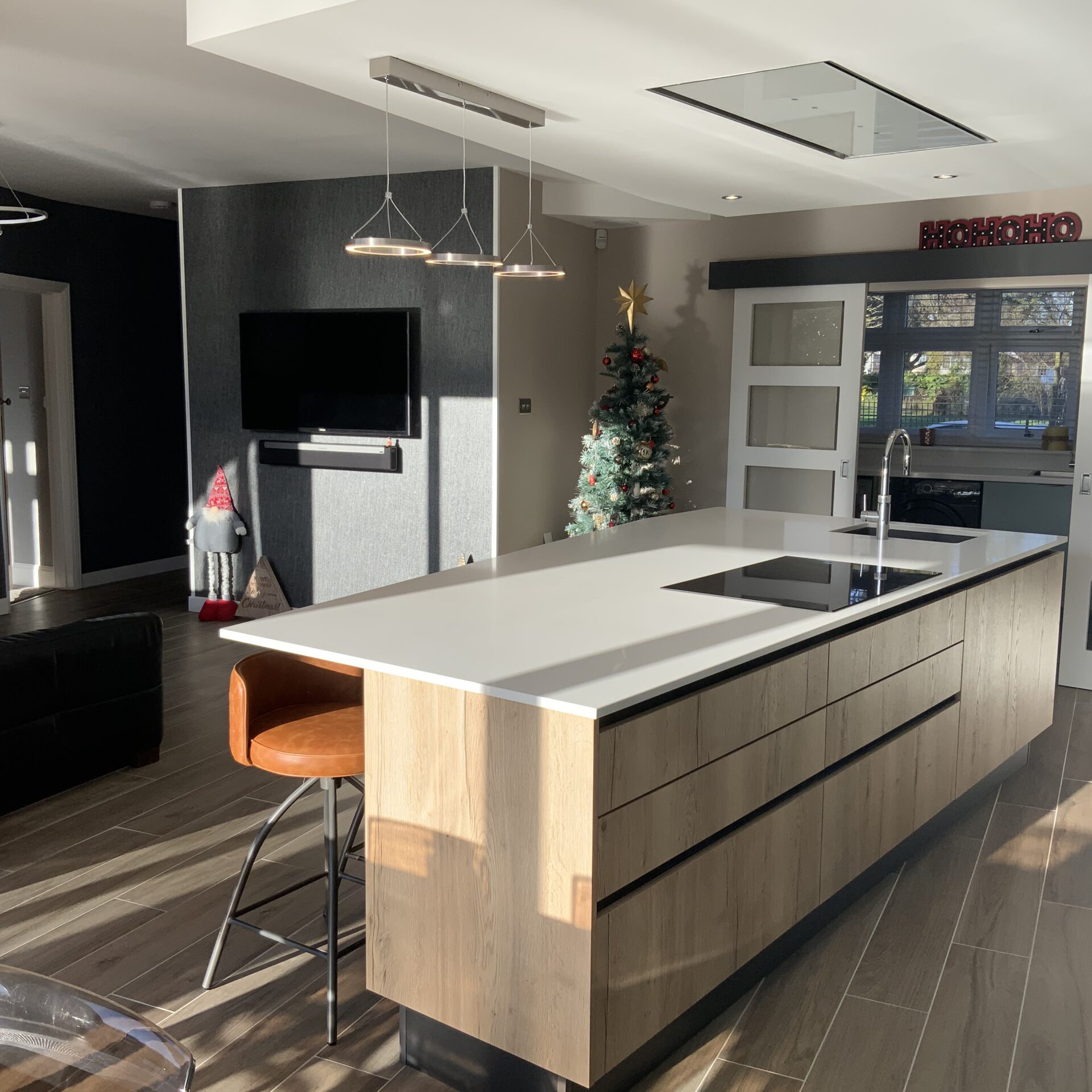 Family kitchen with island breakfast bar Family kitchen with island in MK