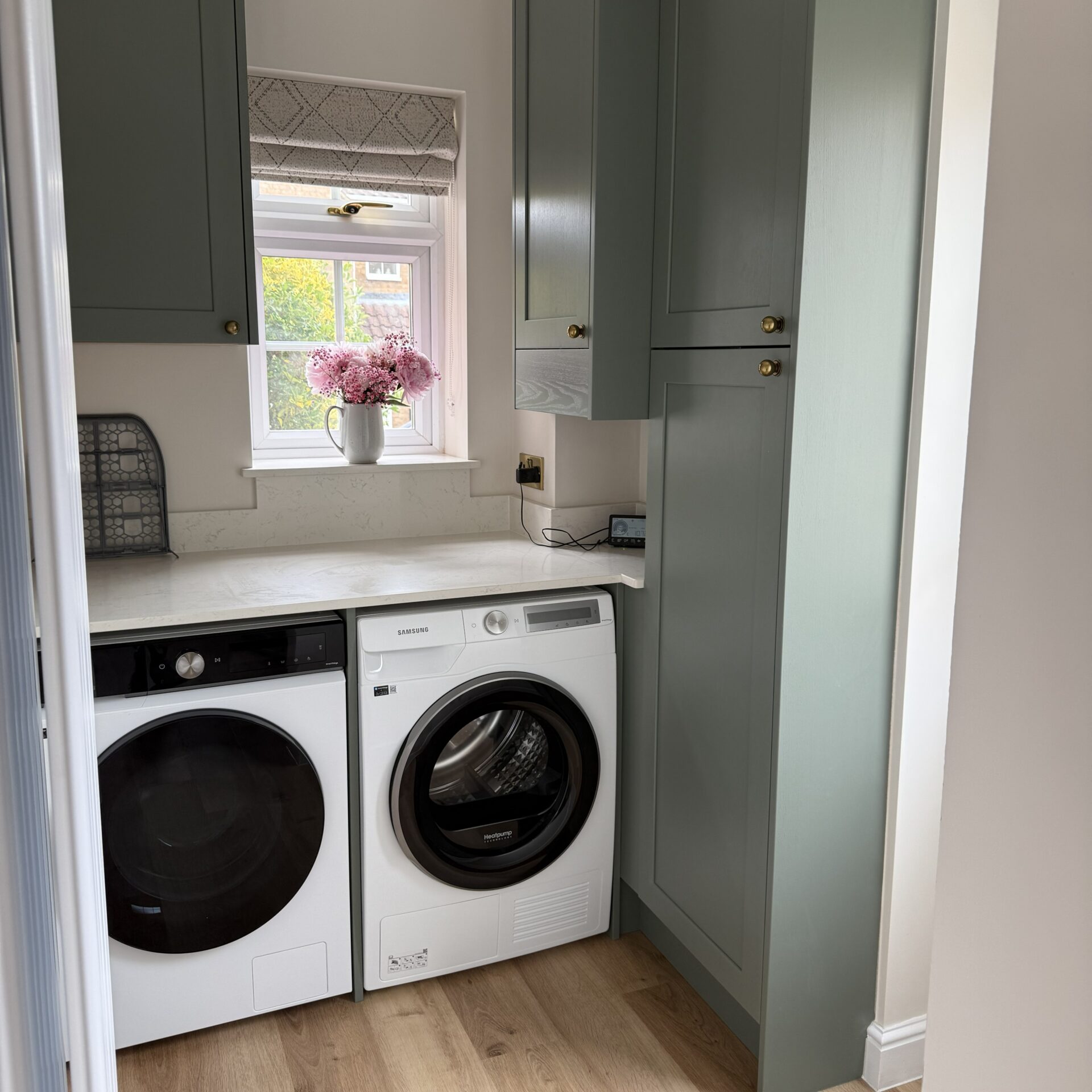 Utility room in Milton Keynes home Utility room with washer and dryer